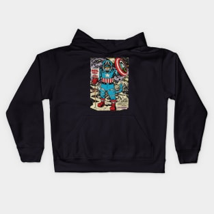 Americat Astronaut I Kids Hoodie